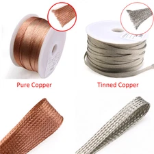 2-28mm Copper Expandable Metal Braided Shield Sleeve Tube Power Audio Cable Wire