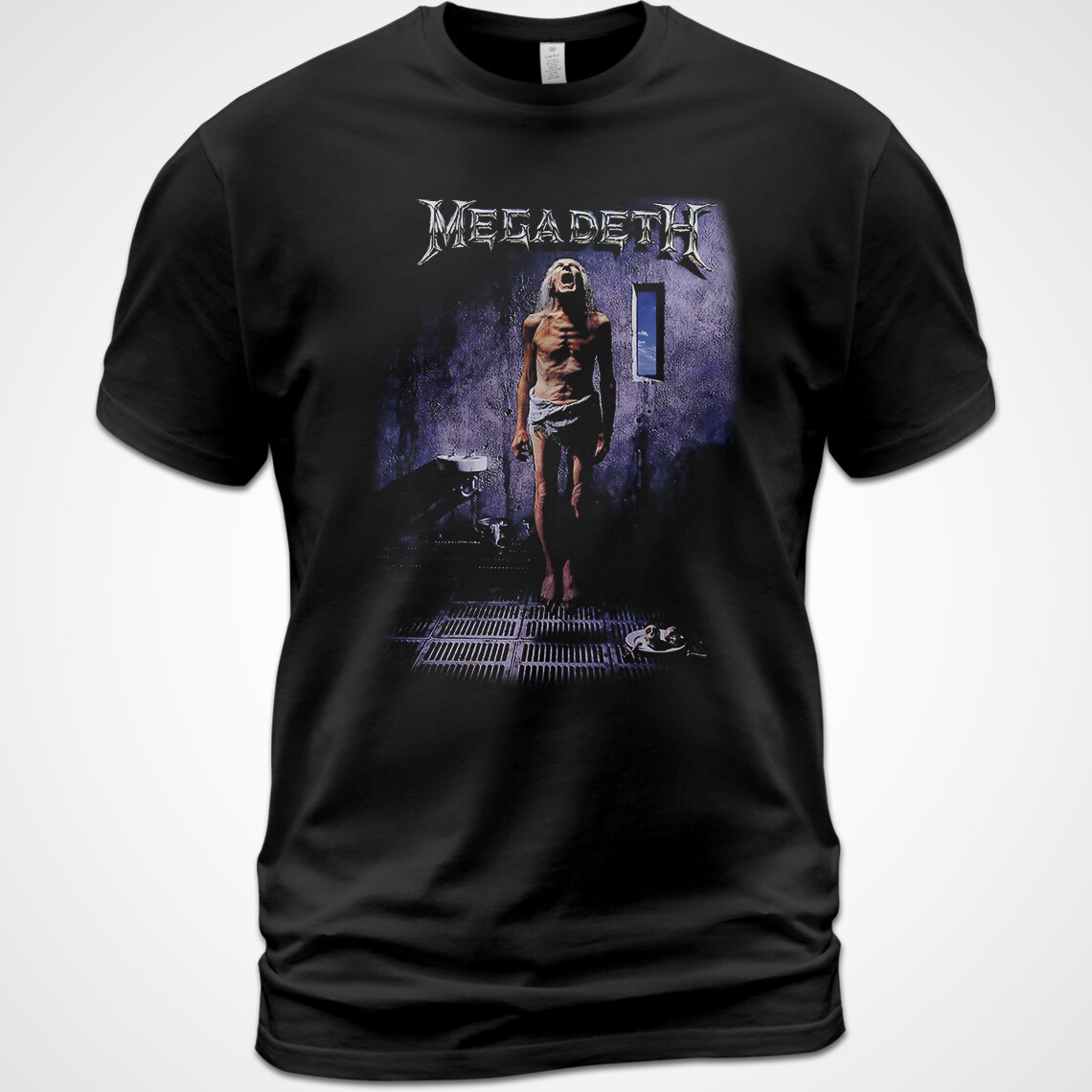 Cotton T-Shirt Megadeth Countdown to Extinction Album Tee Dave Mustaine