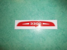 Autocollant filtre à air solex 3300