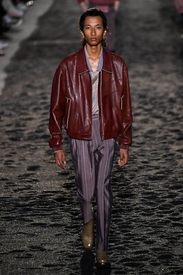 Zegna couture 46 ジャケット NWT Ermenegildo Zegna Couture leather oversized jacket Size