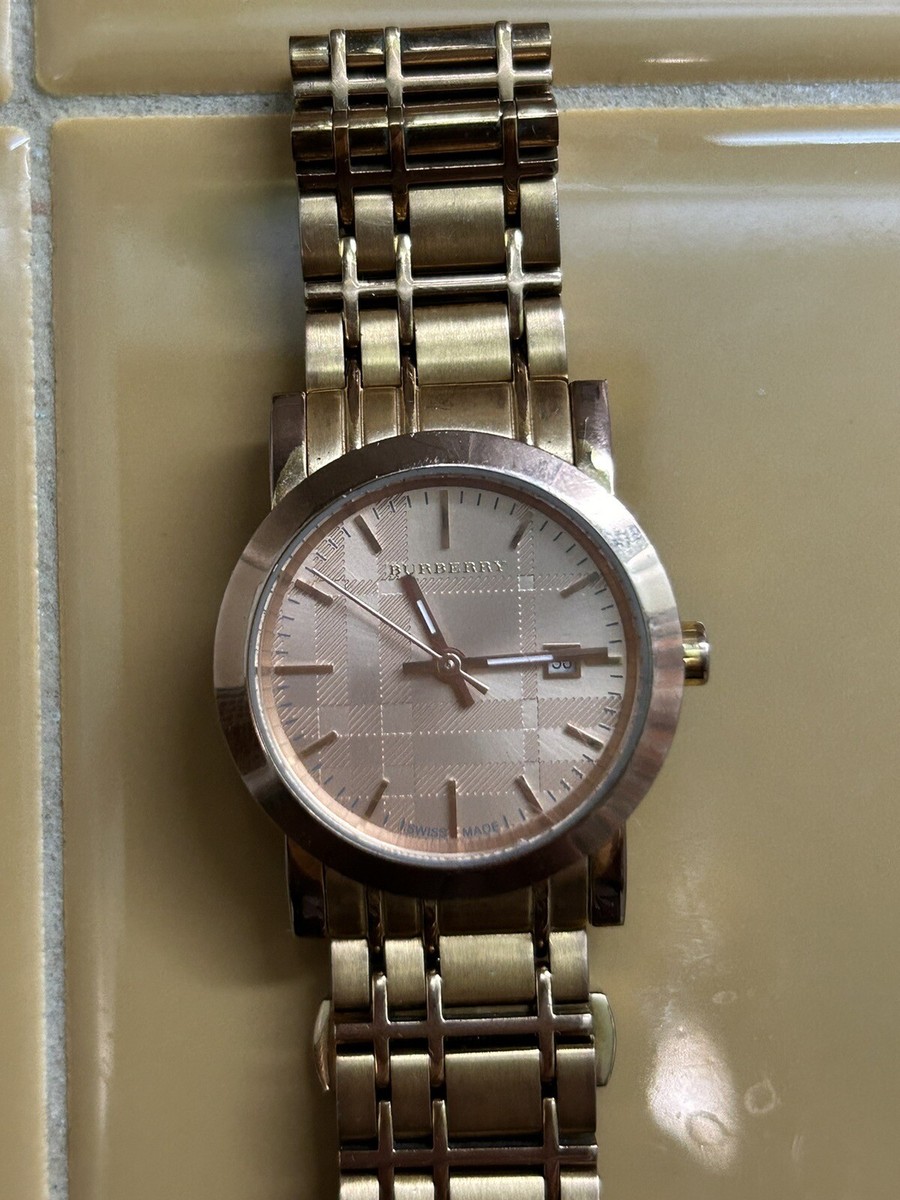バーバリーレディース腕時計 Burberry Woman's BU1866 Rose Gold Tone Watch Is 7 Inches Wrist For