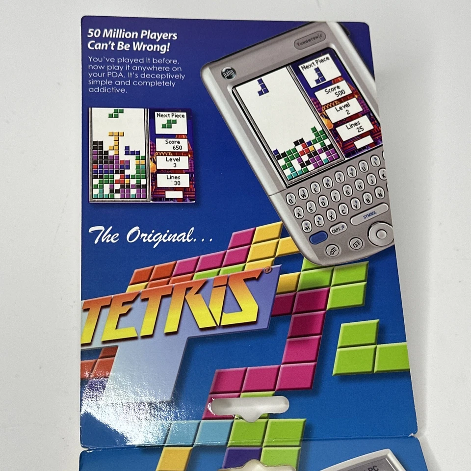 Tetris Classic Game Pak for Palm OS Devices & Windows Mobile Pocket PCs Vintage - Image 4 of 4