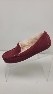 Koolaburra by UGG Womens Lezly Moccasins Loafers Red Slippers House Shoes Size 6