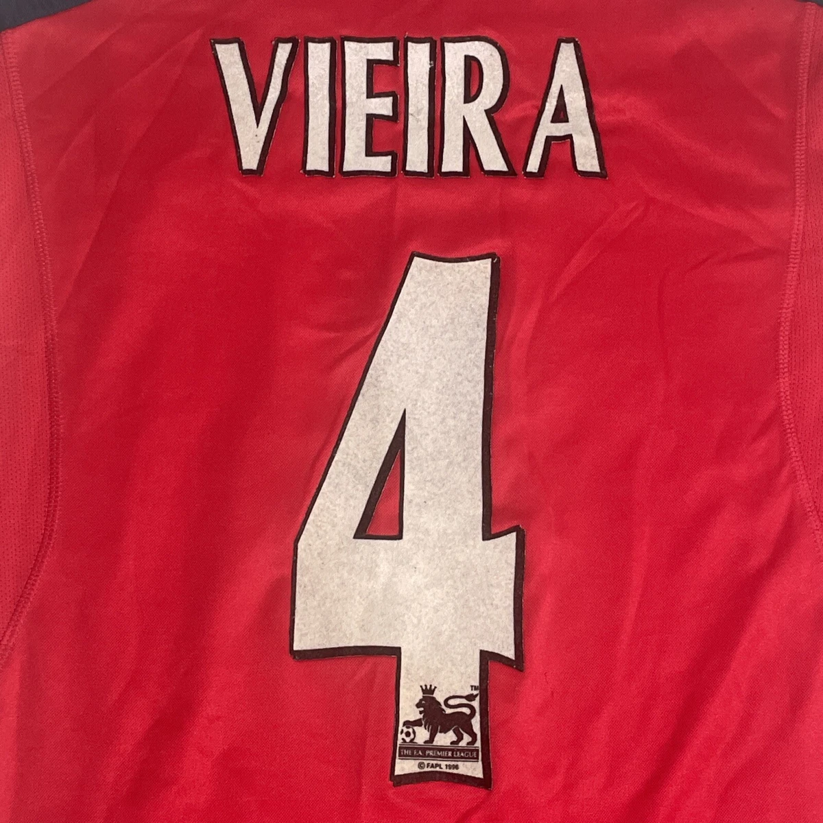 arsenal 2001 home shirt