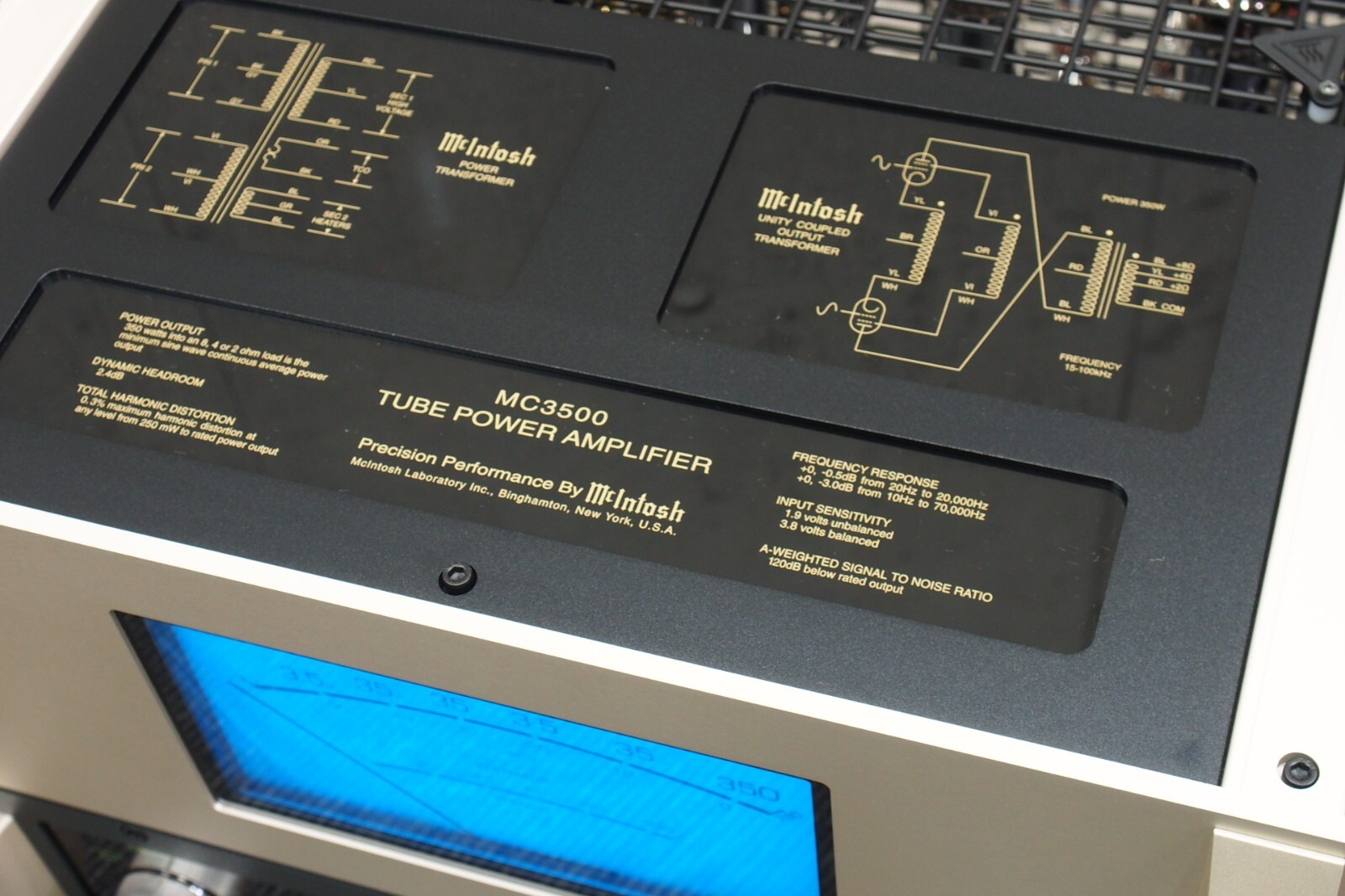 McIntosh MC3500 Vacuum Tube Mono Poweramp Pair 350 W – Vintage Audiophile