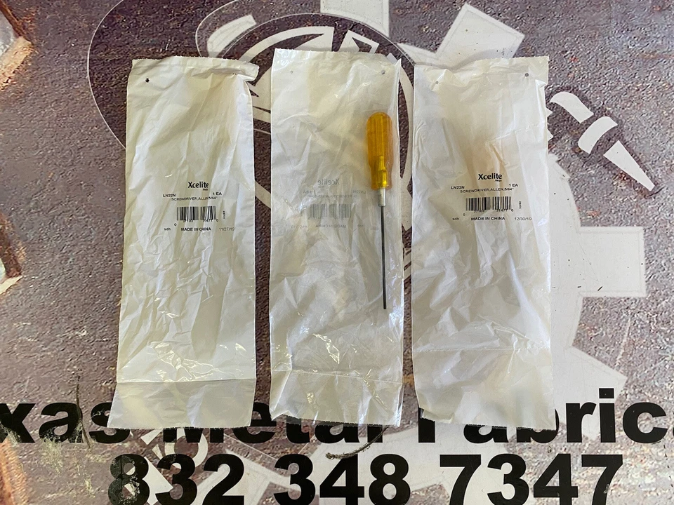 Xcelite LN22N ScrewDrive, Allen 5/64” Qty. 3 - Image 2 of 3