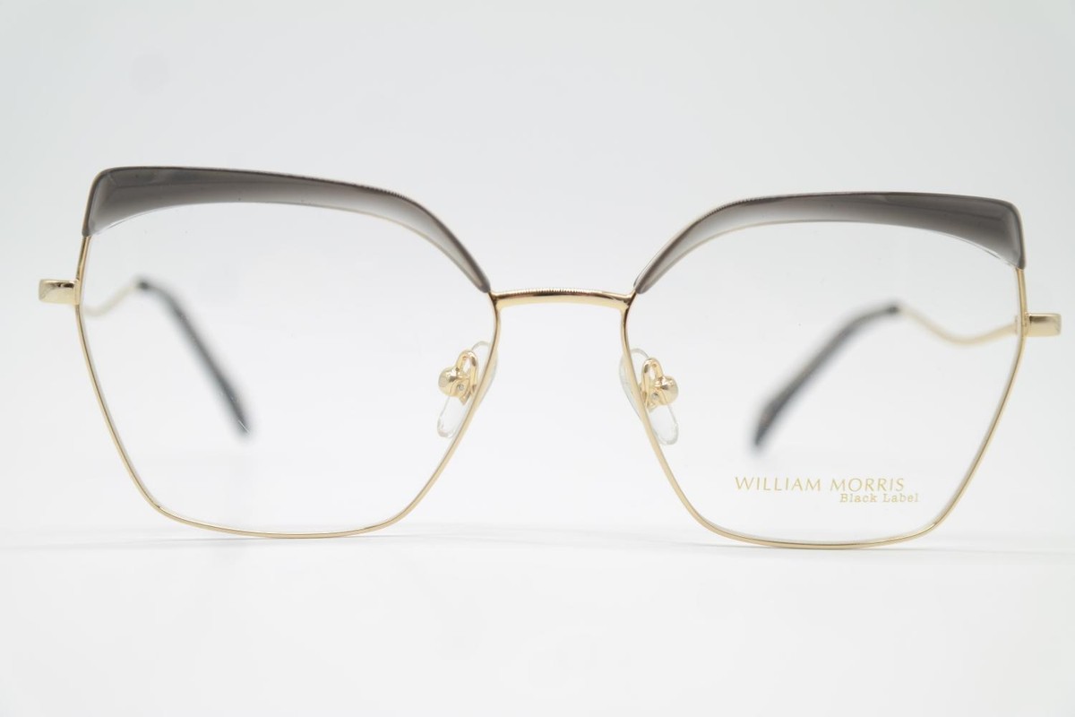 Lunettes De Vue Créateur William Morris Black Label Camilla - Or Doré Et Perle, Japonaises, Taille 54