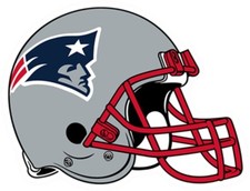 5 Pc. Planar Resin Hair Bow Center Patriots Football 1011495 Helmet New England