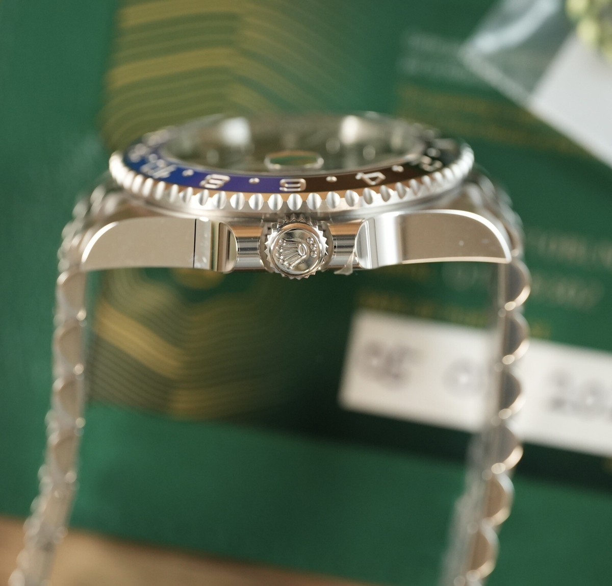 美品純正 現行ロレックスジュビリーブレス M126710BLNR Rolex GMT-Master II Men's Watch with Jubilee Bracelet