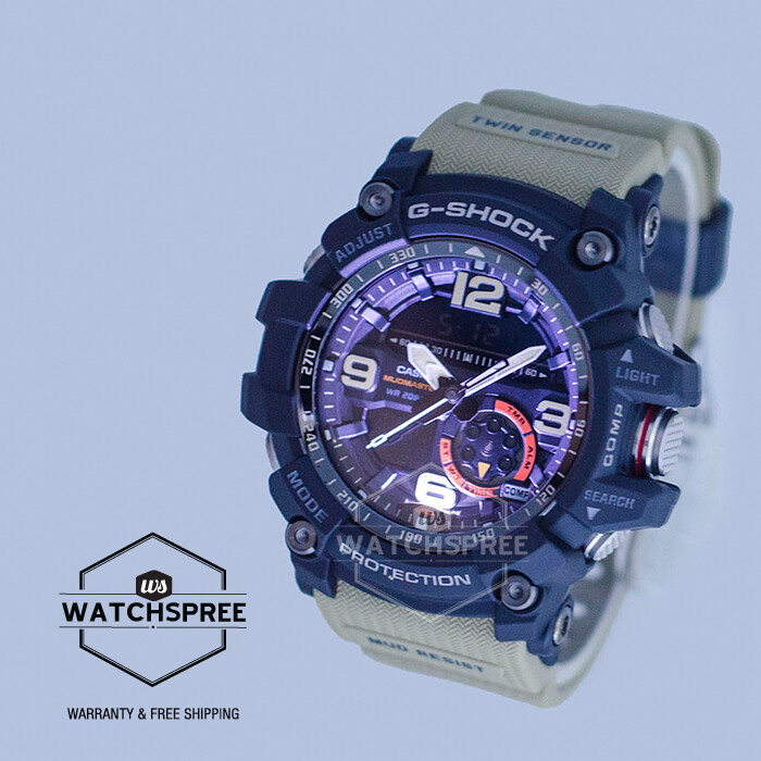 Casio G-Shock Master of G Mudmaster Series Twin Sensor Watch GG