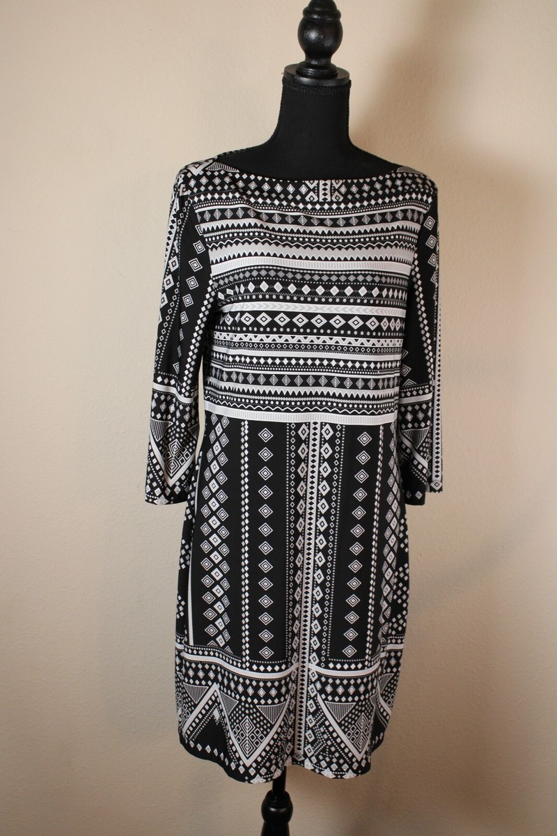 beige by eci black dress FANTASTIC "BEIGE BY ECI" BODY SHAPING DRESS - SIZE MED. - MSRP 120.00