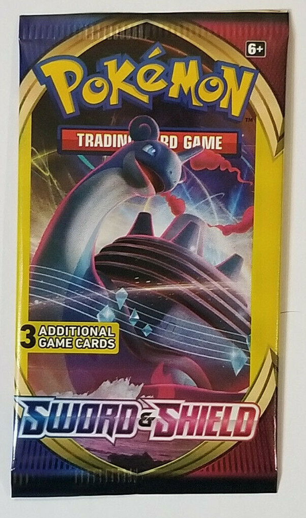 Pokémon SWORD & SHIELD BASE SET 3 Card Booster Pack - BRAND NEW - SEALED 🍒 