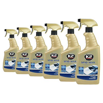 6xK2 Spid Wax Lack Versiegelung Sprühwachs Flüssigwachs Wachs Schnellwachs 770ml