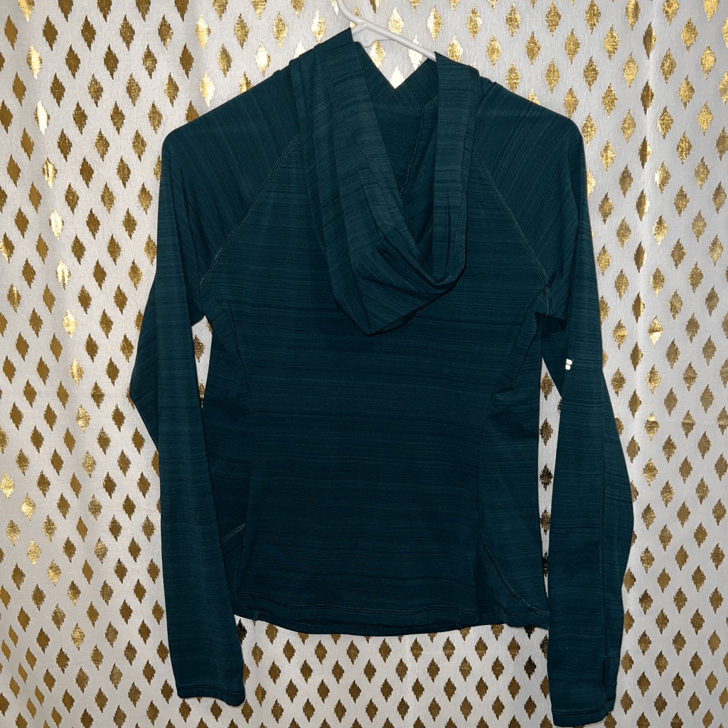 Felpa con cappuccio atletica Fila blu verde acqua si adatta a secco taglia S