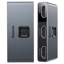 Baseus HDMI Switch 2-Way Splitter - 4K/30Hz Switch in Grey