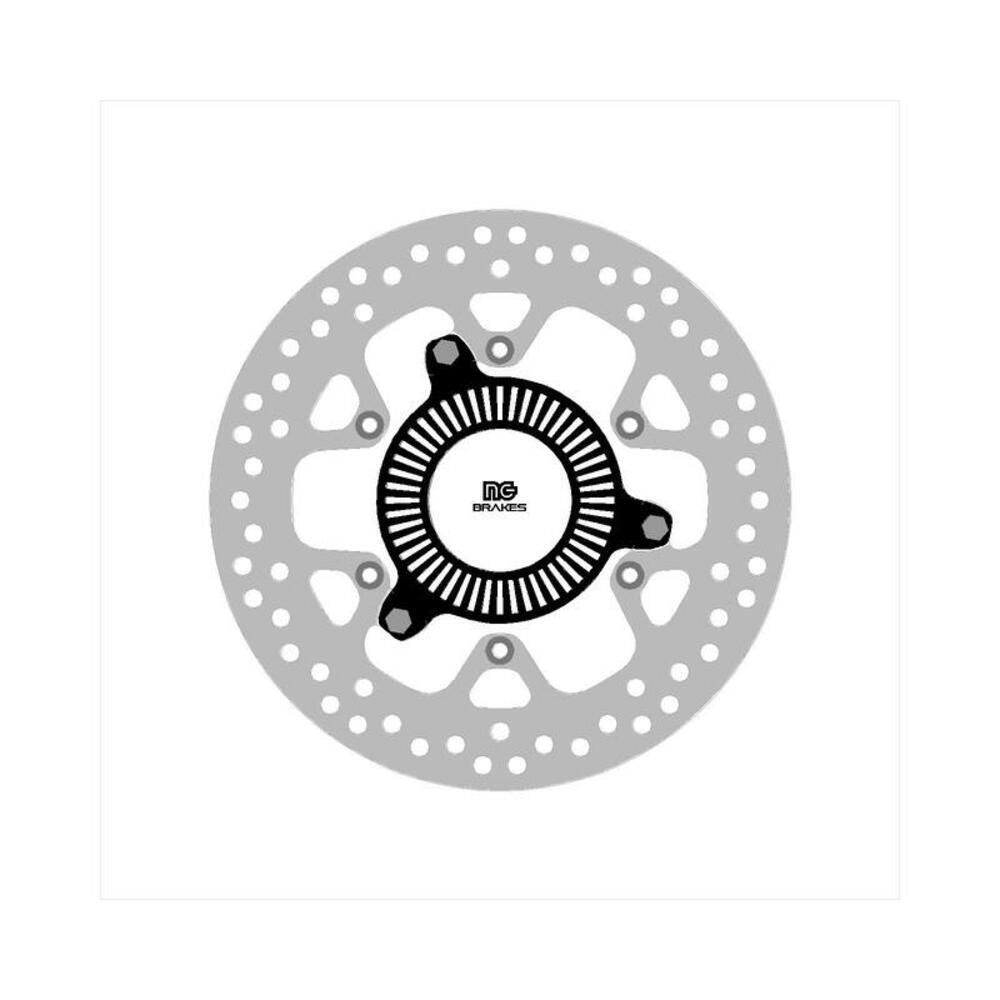 Disco Freno NG Brakes Arrotolato Fisso per Moto Ricambio