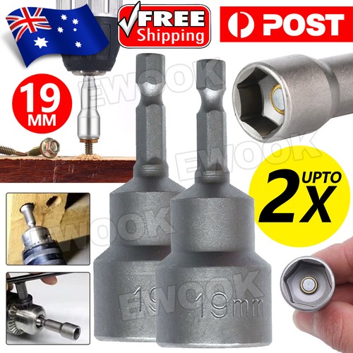 19mm Caravan Leg Winder Hexagon Socket Adaptor for Drill