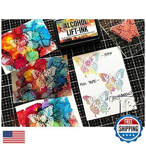 Tim Holtz Ranger Crimson Alcohol Ink | 0.5 Oz Bottle | Fast Drying For Glossy Paper, Metal & Glass - View #3