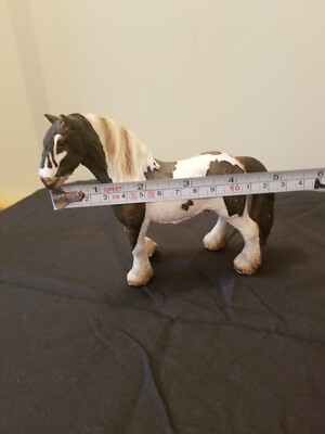 SCHLEICH 2007 Stallion Draft Cob Horse Figure Toy Retired, great condition!