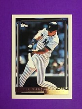 1992 TOPPS BASEBALL GOLD WINNER SET BREAK CARD # 710 Kevin Maas NM/MT