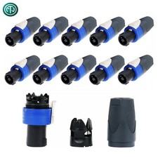 10 x Neutrik NL4FX Speakon 4 Pole Cable Plug Connector