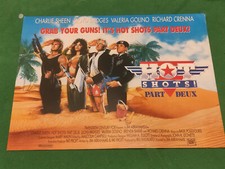 Hot Shots! part deux Charlie Sheen Mini quad poster original cinema