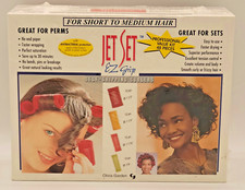 VTG JET SET EZ Grip 48 Pc Self Gripping PRO Curler Kit Set Olivia Garden NEW NOS