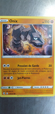 Carta Individual Pokémon ONIX 138/264 – Expansión FUSION STRIKE – Multicolor Coleccionable