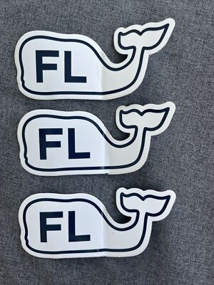 Vineyard Vines FL Whale Sticker Pack Of FLORIDA Yeti Stickers