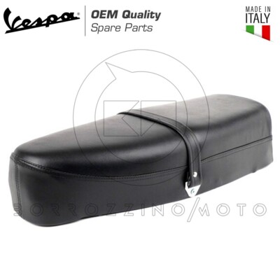SELLA NERA PER VESPA PX PE 125 150 200 PRIMA SERIE SENZA RIQUADRI