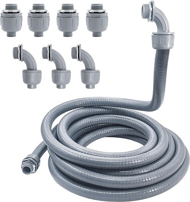 Liquidtight Conduit 1/2inch 25 Foot Flexible Non Metallic Liquid Tight Electrica