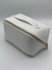 Travel Makeup Bag, Toiletry Organizer, Large Capacity PU Leather