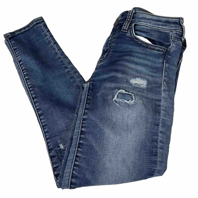 American Eagle Women s Jeans 2 SHORT Jegging Super Stretch Distressed #2104