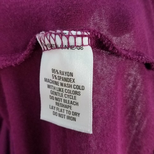 GNW Canotta Donna Viola 2X Camicia in Maglia Morbida - Foto 6 di 6
