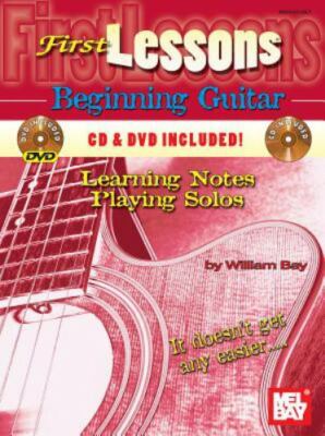 Beginning Guitar: Learning Notes/ Playing Solos by Bay, William, Paperback, Use
