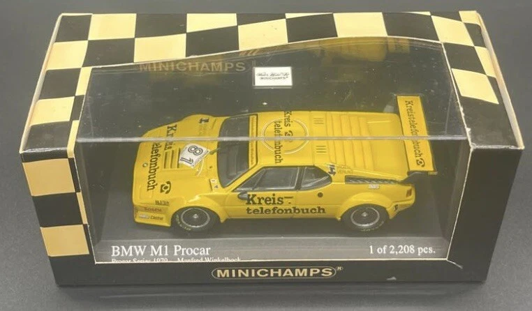 Minichamps 1/43 BMW M1 Procar Series 1979 M. Winkelhock 430792581 Foto 3 de 4