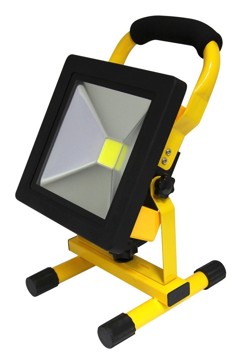 20W Portable LED Work Light Cordless Rechargeable IP65 Slimline Flood Lamp