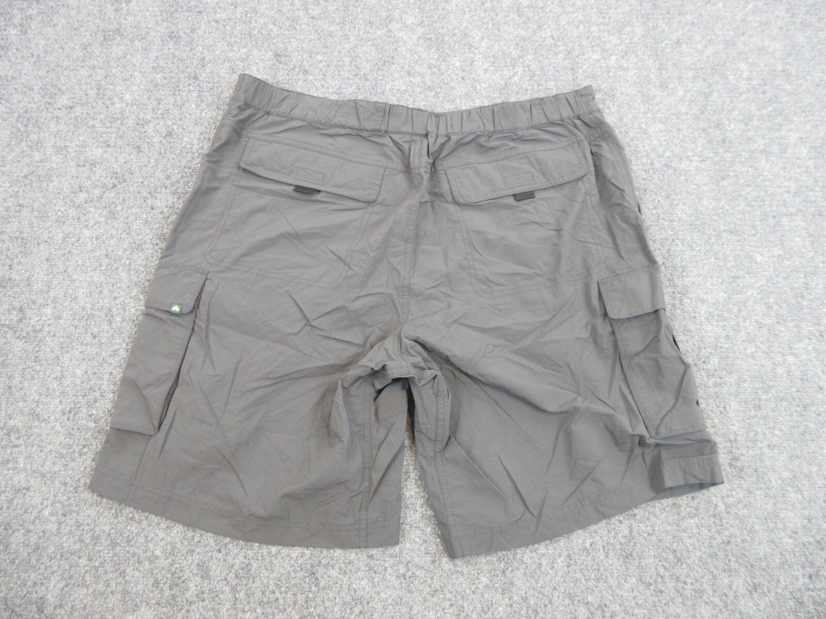 EMS Eastern Mountain Sports Shorts Mens 40 Gray Cargo Lightweight