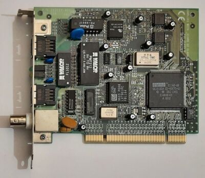Accton EN1207 PCI Network Card (RJ45, BNC, Ethernet, DEC 21140, Retro, 1996)
