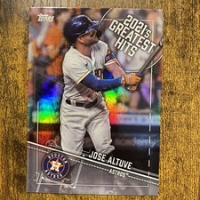 2022 Topps Series 1 Baseball Jose Altuve 2021's Greatest Hits #21GH-16 Astros