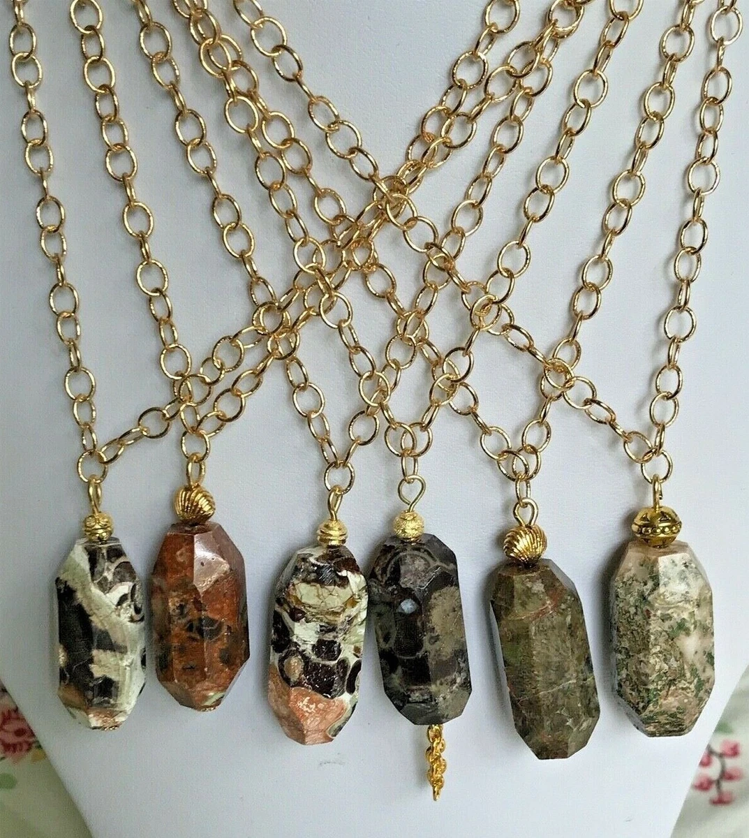 Ocean jasper shop necklace