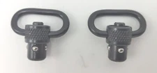 Quick Detach QD Sling Swivel / Heavy Duty Push Button, 1" Loop 2 Pack