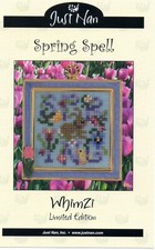 JUST NAN WHIMZI "SPRING SPELL" LIMITED EDITION CROSS STITCH CHART (2007) - BN