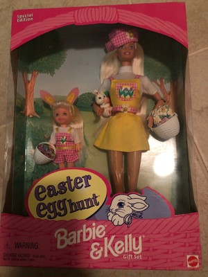 easter egg hunt barbie and kelly