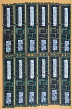 LOT of 12 SAMSUNG 8RX2 PC3-10600R ECC REG SERVER RAM M393B1K70CH0-CH9Q5