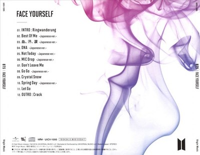 FACE YOURSELF bts 4点セット New BTS FACE YOURSELF Limited Edition B & C Set CD+DVD+