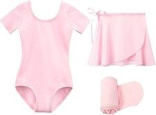 Stelle Ballet Leotards for Girls Toddler Dance Dress Outfit Combo-4T-90