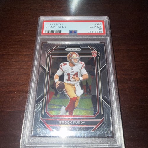 2022 Panini Prizm #353 Brock Purdy Rookie (RC) PSA 10