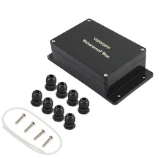 DIY Electrical Box,Universal Junction Box,Dustproof Waterproof IP67 ABS Plast...