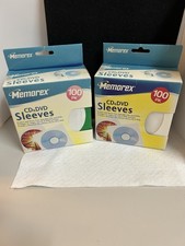 Memorex CD DVD Paper Window Sleeves Color and...